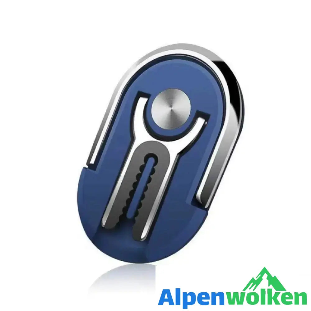 Alpenwolken - Tragbarer Mehrzweck Handyhalter Ring Blau