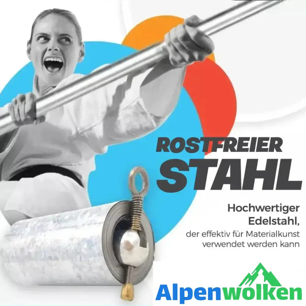 Alpenwolken - Tragbarer Metallstab für Selbstverteidigung und Zauberkunst | abschiedsgeschenk Kindertagesstätte