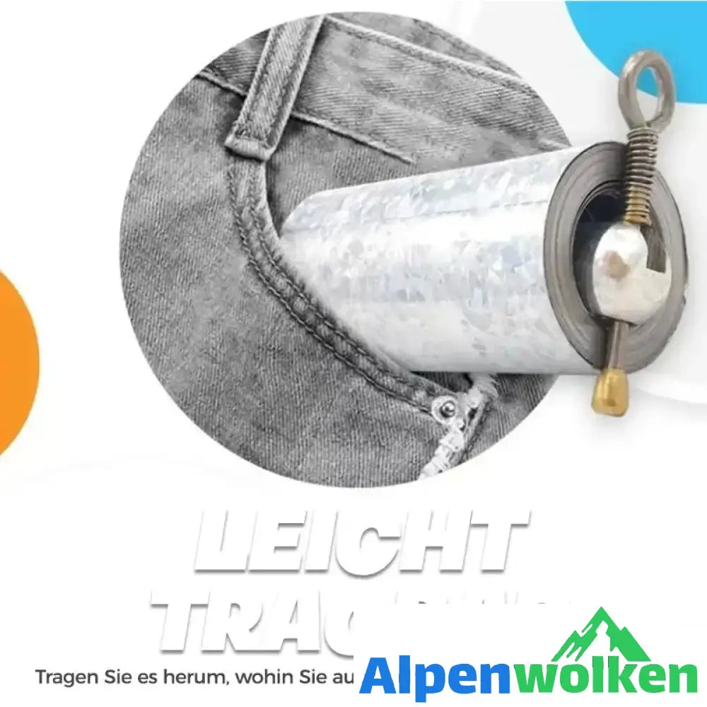 Alpenwolken - Tragbarer Metallstab für Selbstverteidigung und Zauberkunst | abschiedsgeschenk Kindertagesstätte