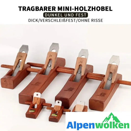 Alpenwolken - Tragbarer Mini-Holzhobel