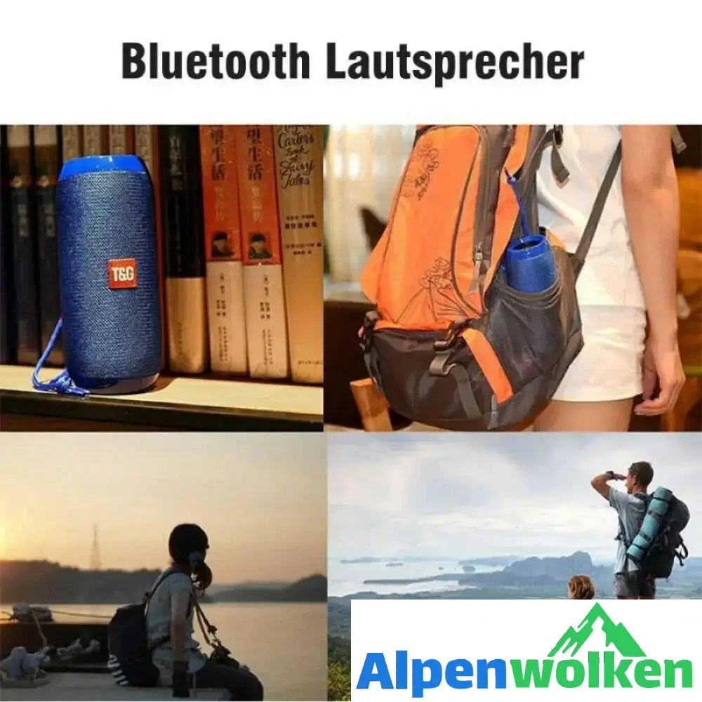 Alpenwolken - Tragbarer Mini-Lautsprecher ( Bluetooth / Micro SD / AUX )