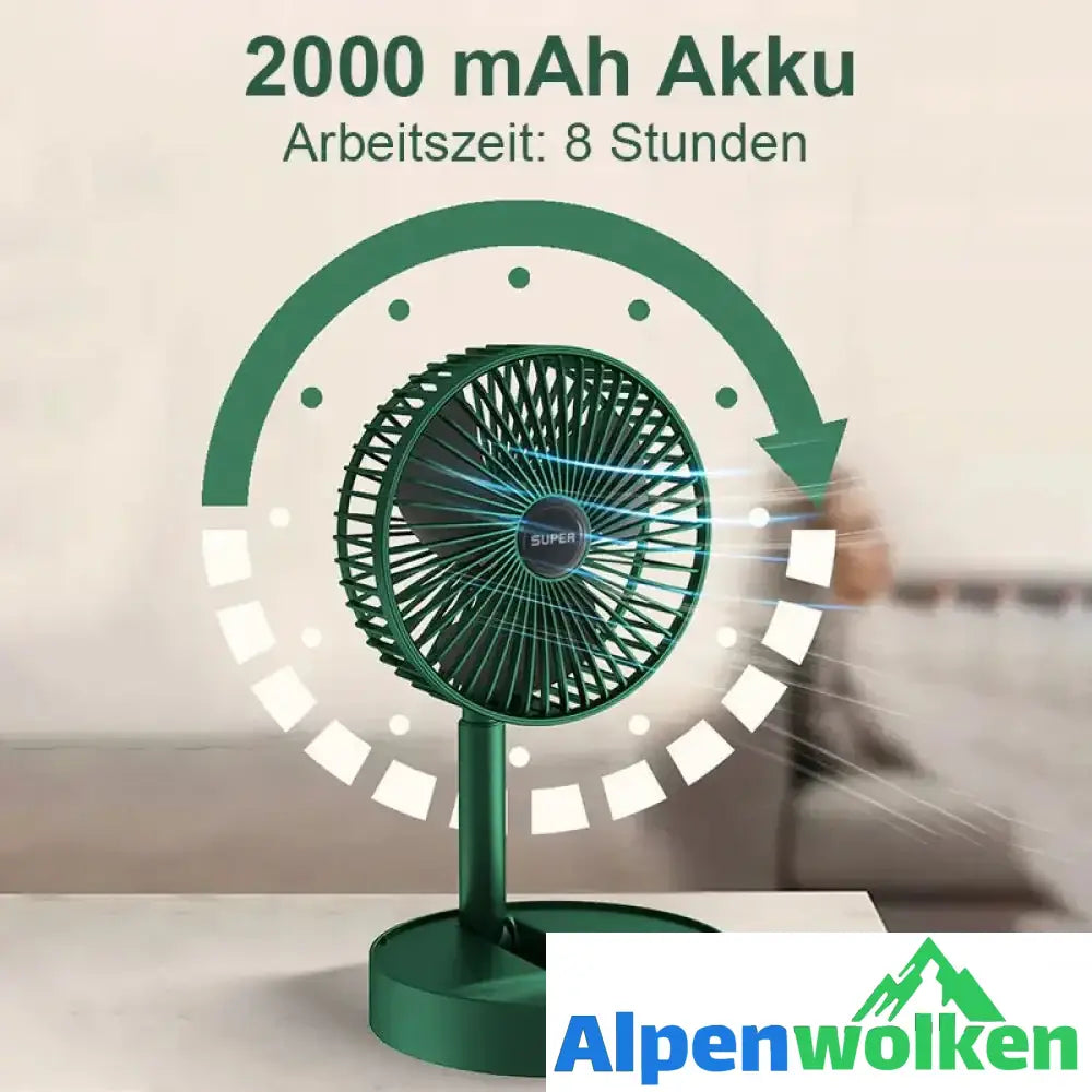 Alpenwolken - Tragbarer Mini-Ventilator für den Haushalt