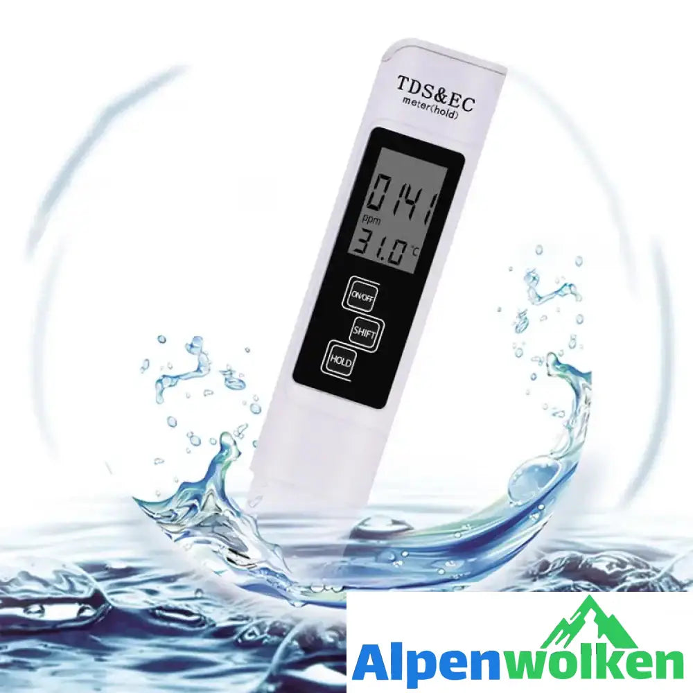 Alpenwolken - Tragbarer multifunktionaler Wasserqualitätsprüfstift