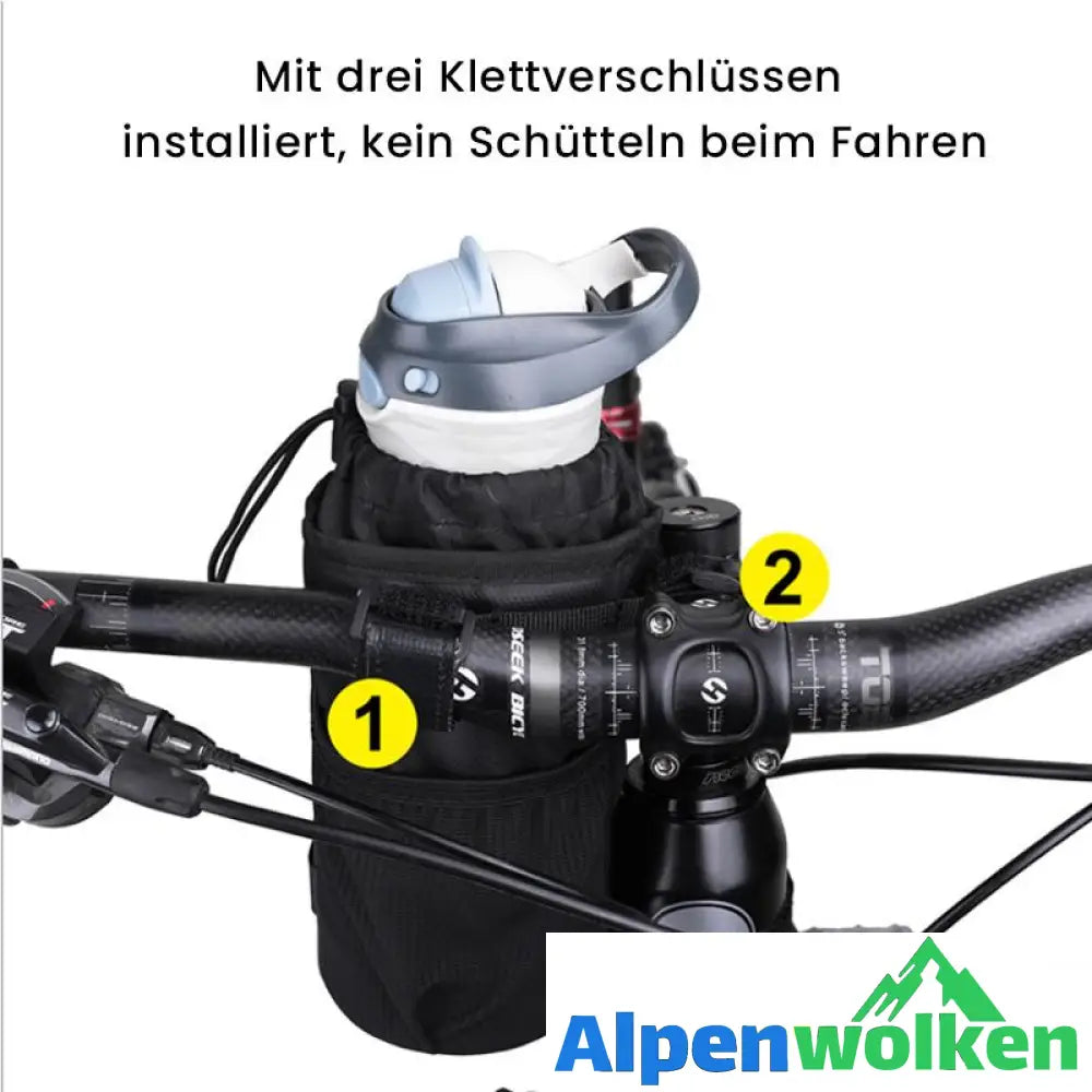 Alpenwolken - Tragbarer Outdoor Fahrrad Wasserflaschenhalter