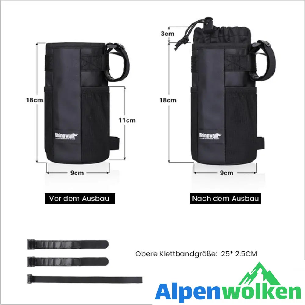 Alpenwolken - Tragbarer Outdoor Fahrrad Wasserflaschenhalter