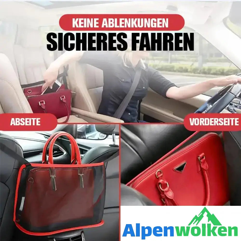 Alpenwolken - Tragbarer Taschenhalter für Autos