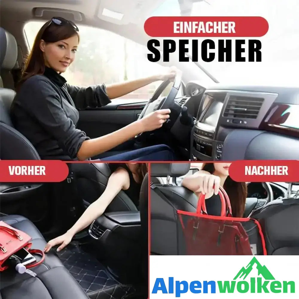 Alpenwolken - Tragbarer Taschenhalter für Autos