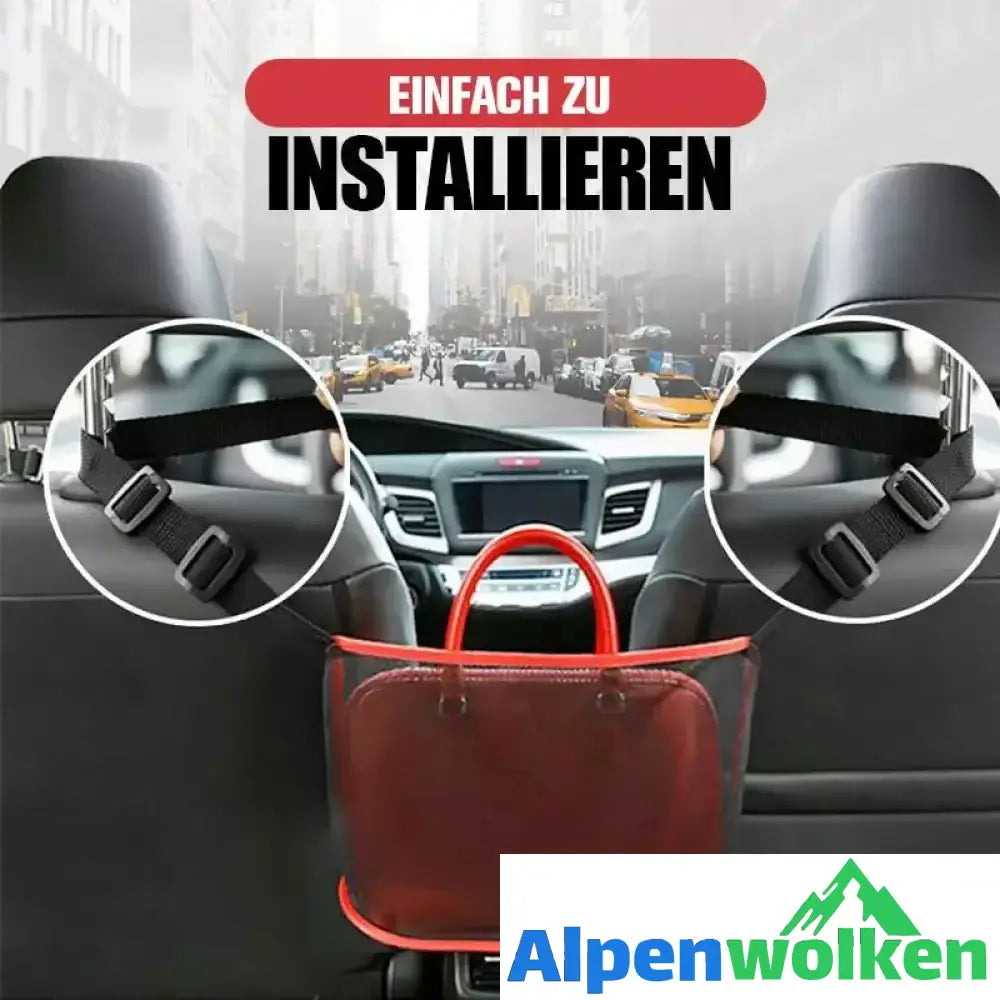 Alpenwolken - Tragbarer Taschenhalter für Autos