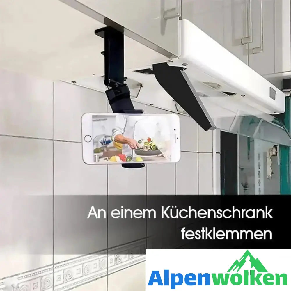 Alpenwolken - Tragbarer um 360 Grad drehbarer Handyhalter