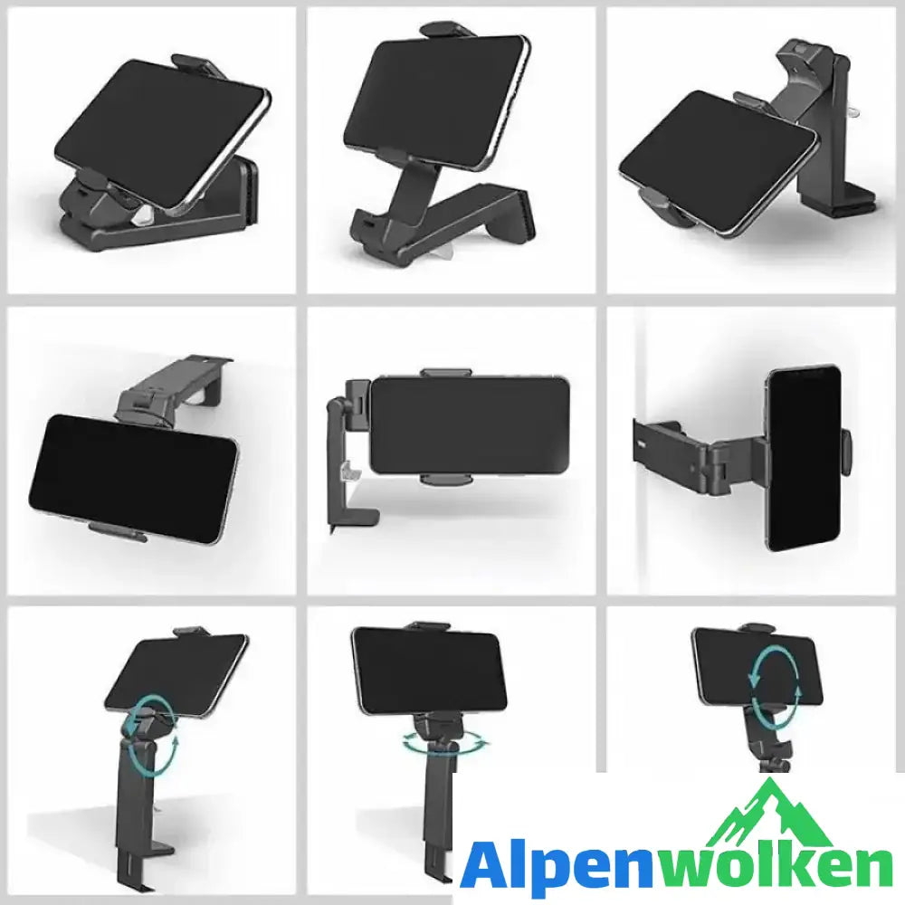 Alpenwolken - Tragbarer um 360 Grad drehbarer Handyhalter