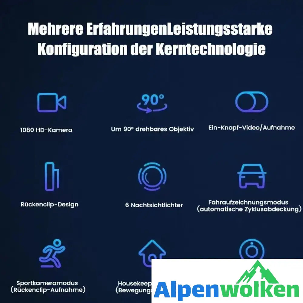 Alpenwolken - Tragbarer Videorecorder