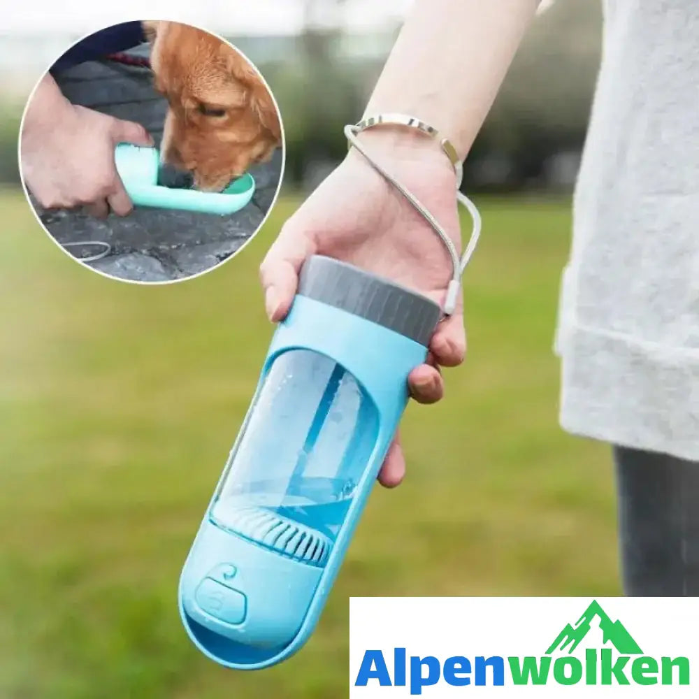 Alpenwolken - Tragbarer Wasserbecher für Haustiere