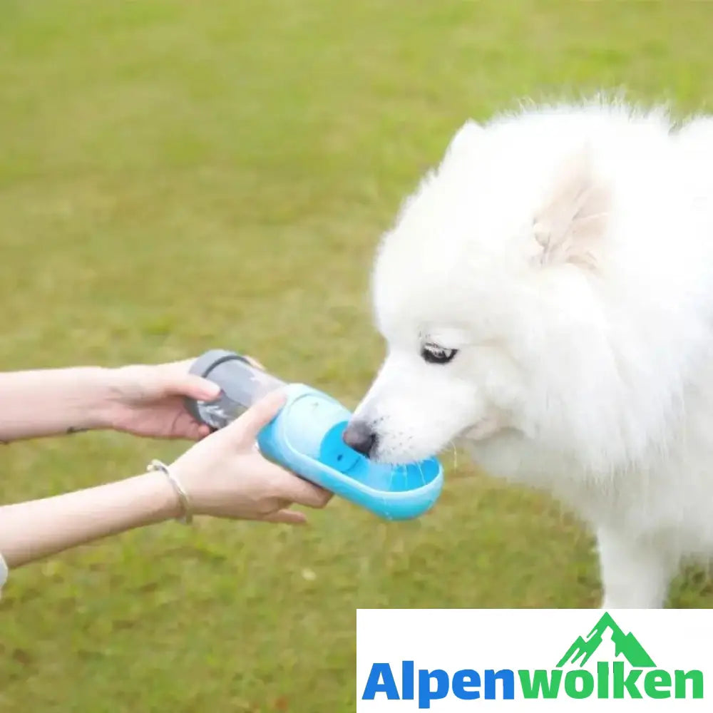 Alpenwolken - Tragbarer Wasserbecher für Haustiere