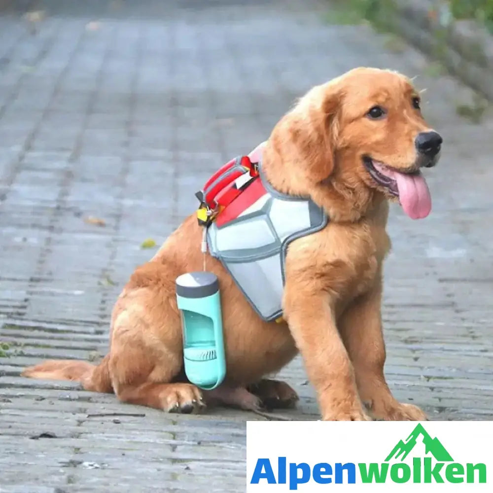 Alpenwolken - Tragbarer Wasserbecher für Haustiere