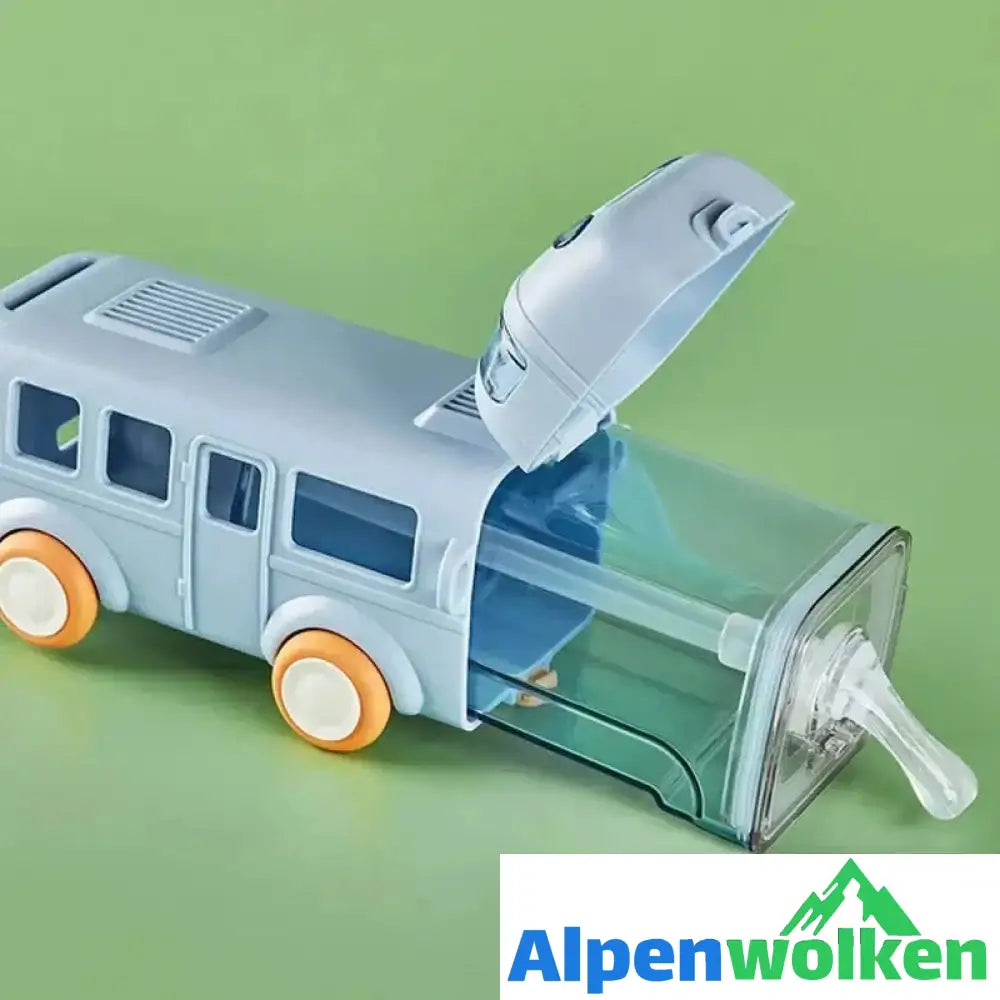 Alpenwolken - Tragbarer Wasserbecher in Busform