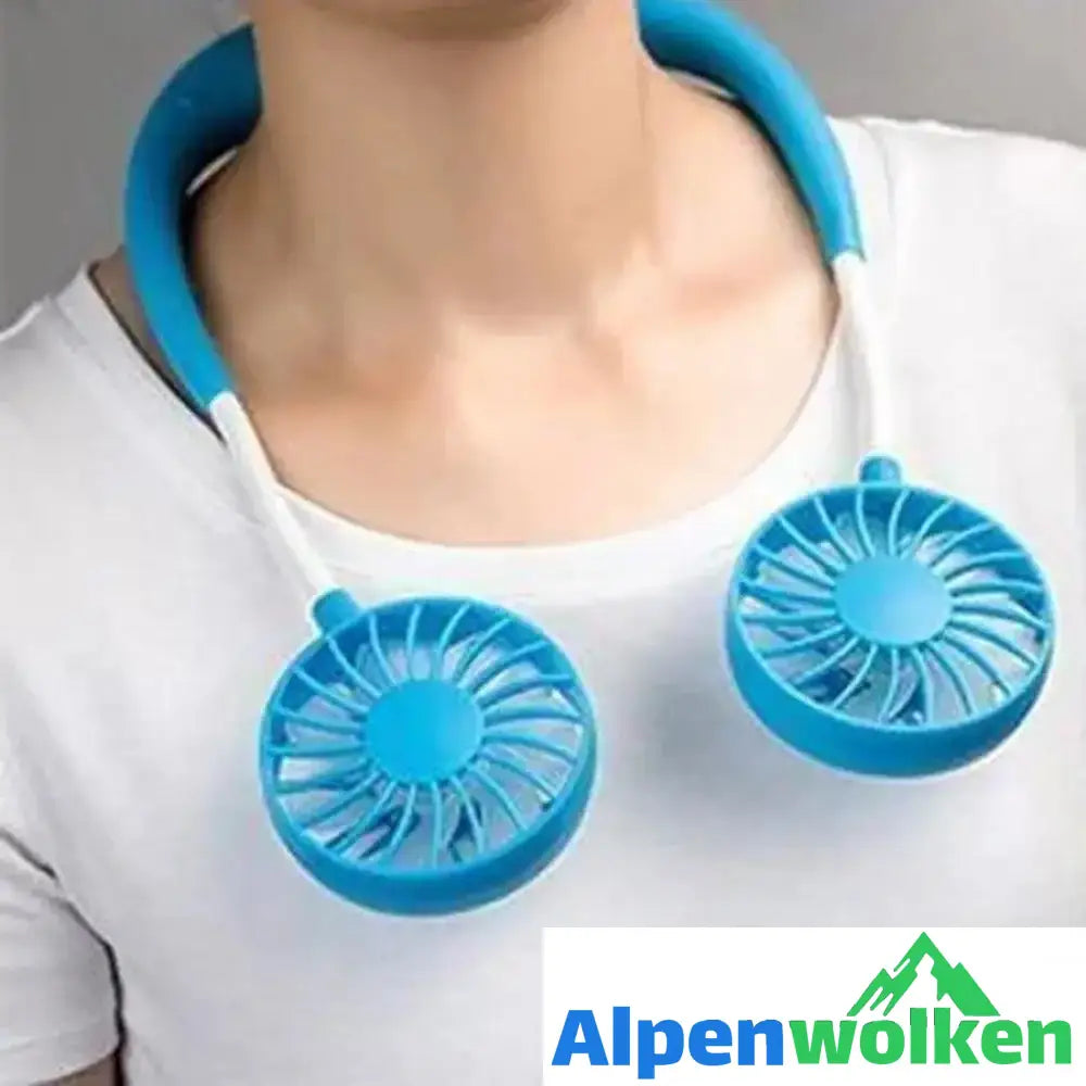 Alpenwolken - Tragbarer zwei- Köpfe Ventilator