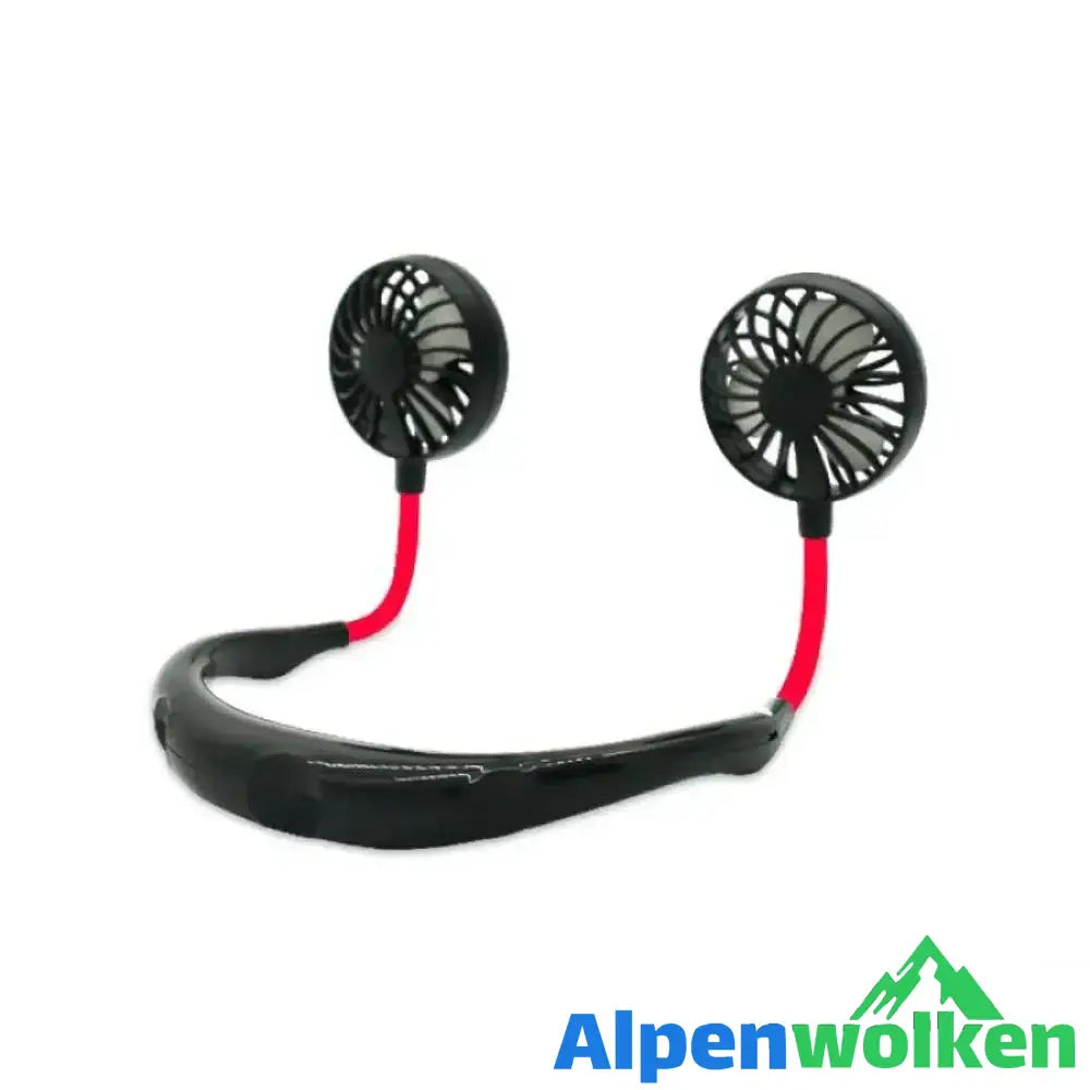 Alpenwolken - Tragbarer zwei- Köpfe Ventilator