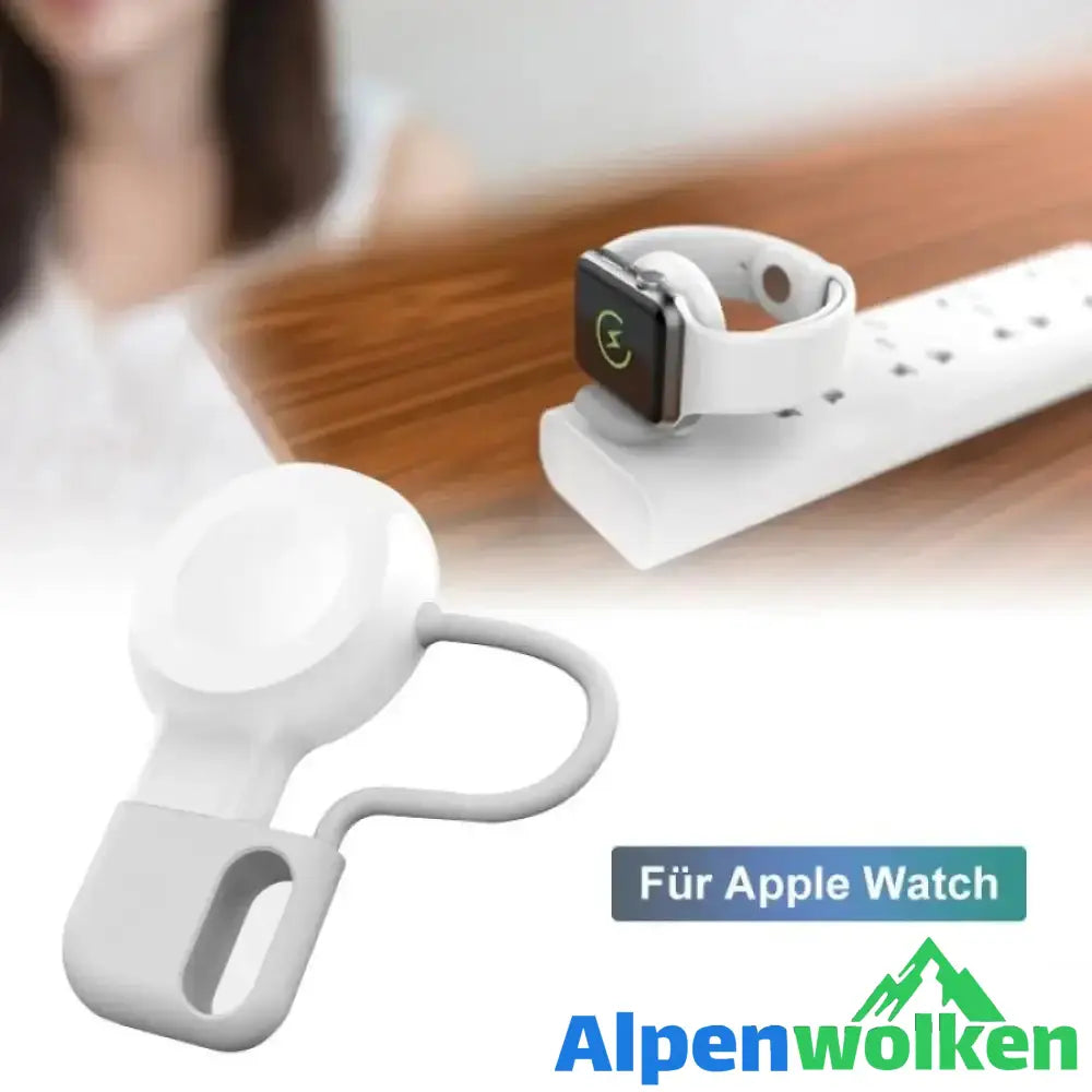 Alpenwolken - Tragbares Apple Watch Ladegerät