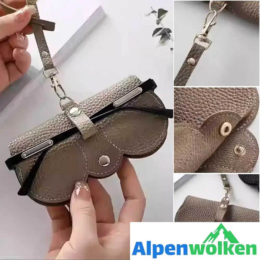 Alpenwolken - Tragbares Etui für Sonnenbrillen