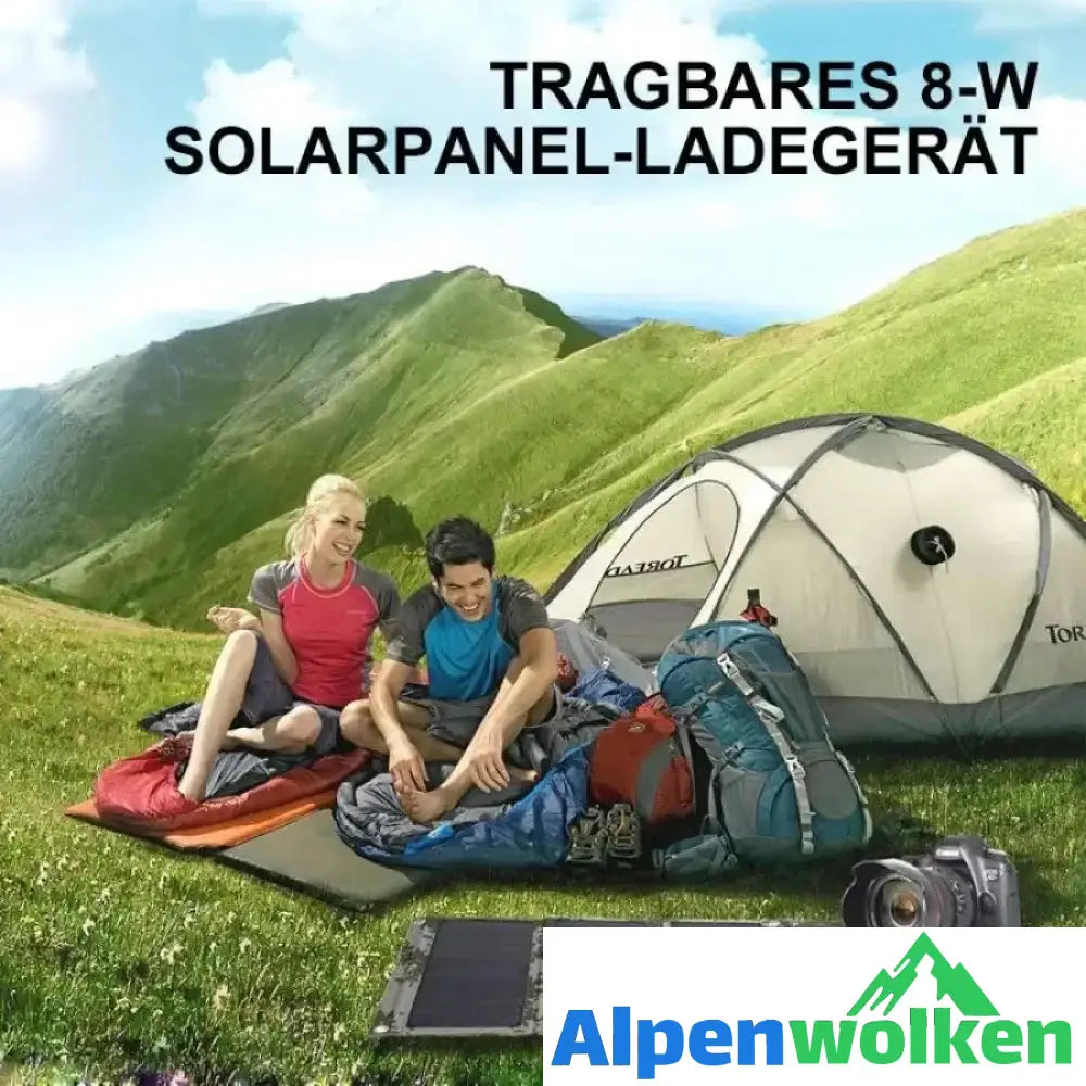 Alpenwolken - Tragbares Solarpanel-Ladegerät