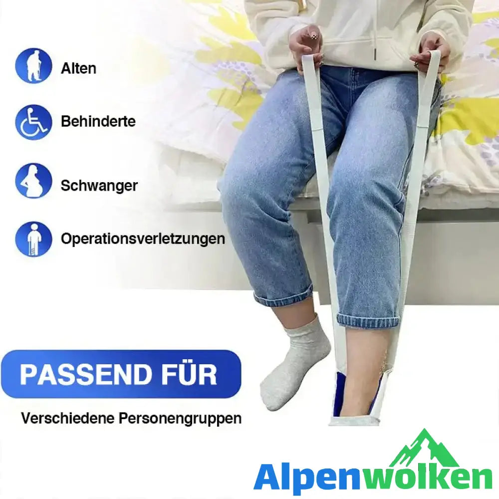 Alpenwolken - Tragehilfen für Socken