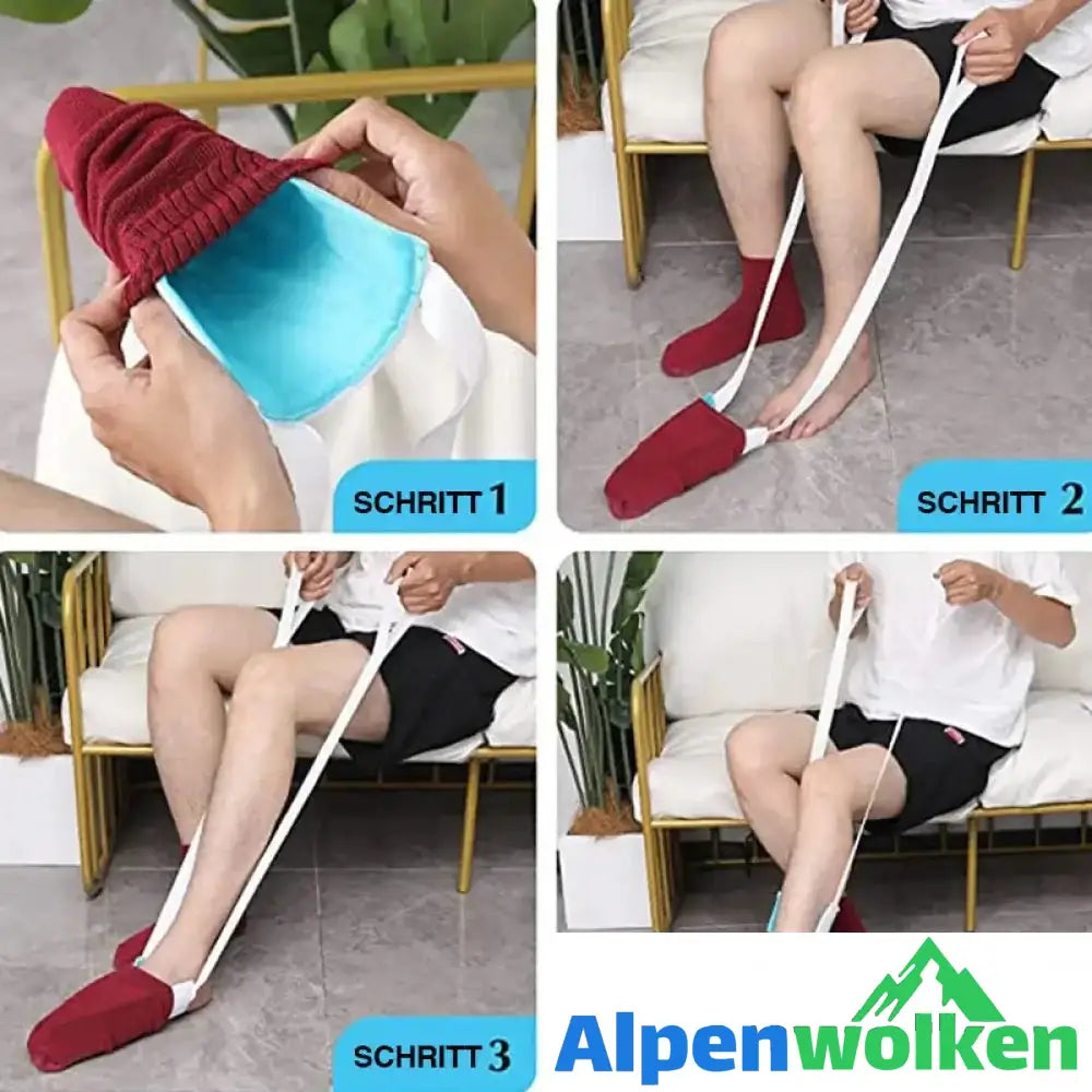 Alpenwolken - Tragehilfen für Socken