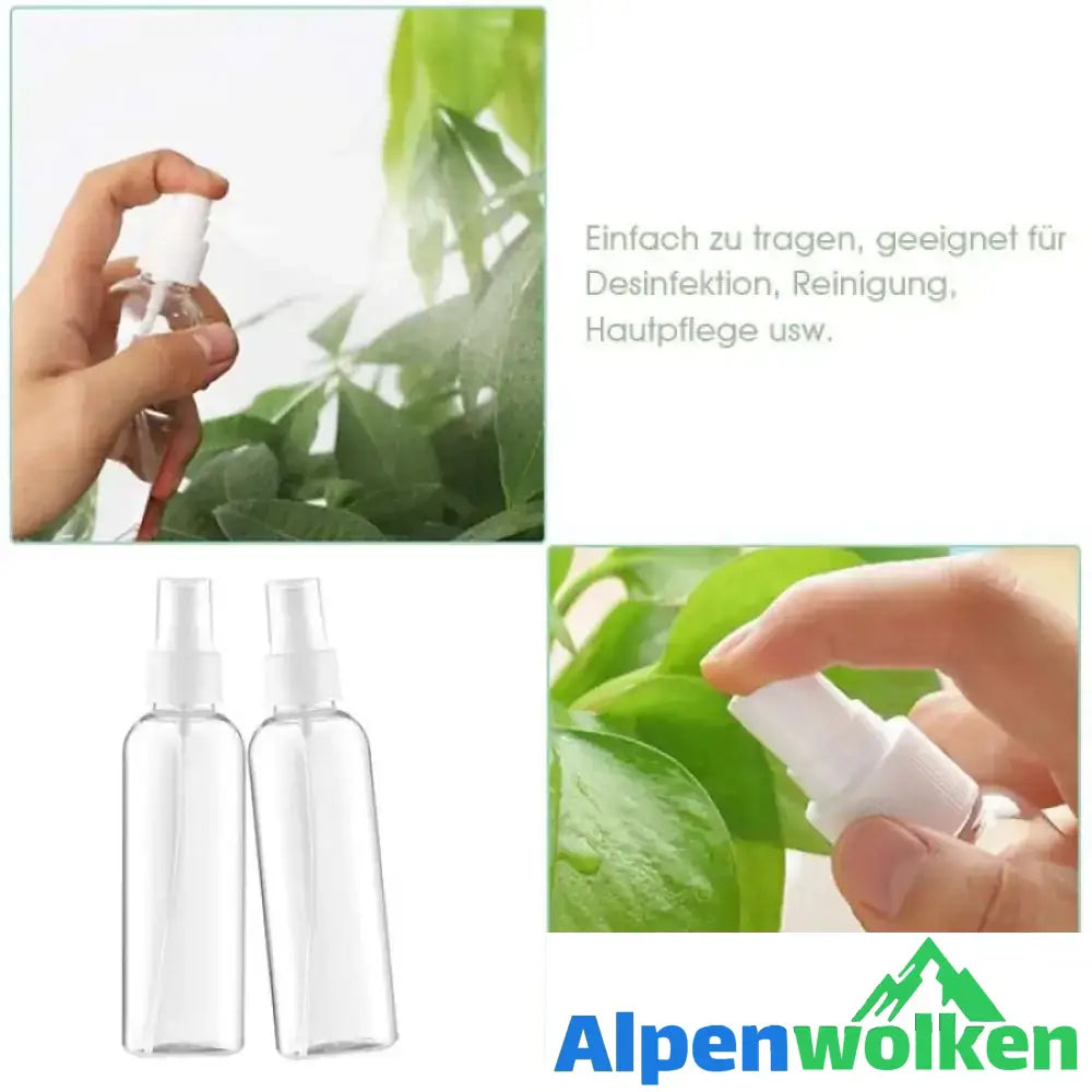 Alpenwolken - Transparente Plastiksprühflaschen