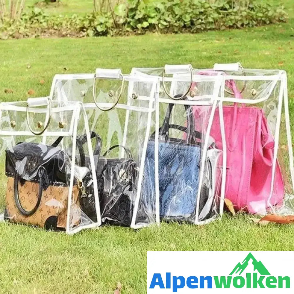 Alpenwolken - Transparente staubdichte Tasche