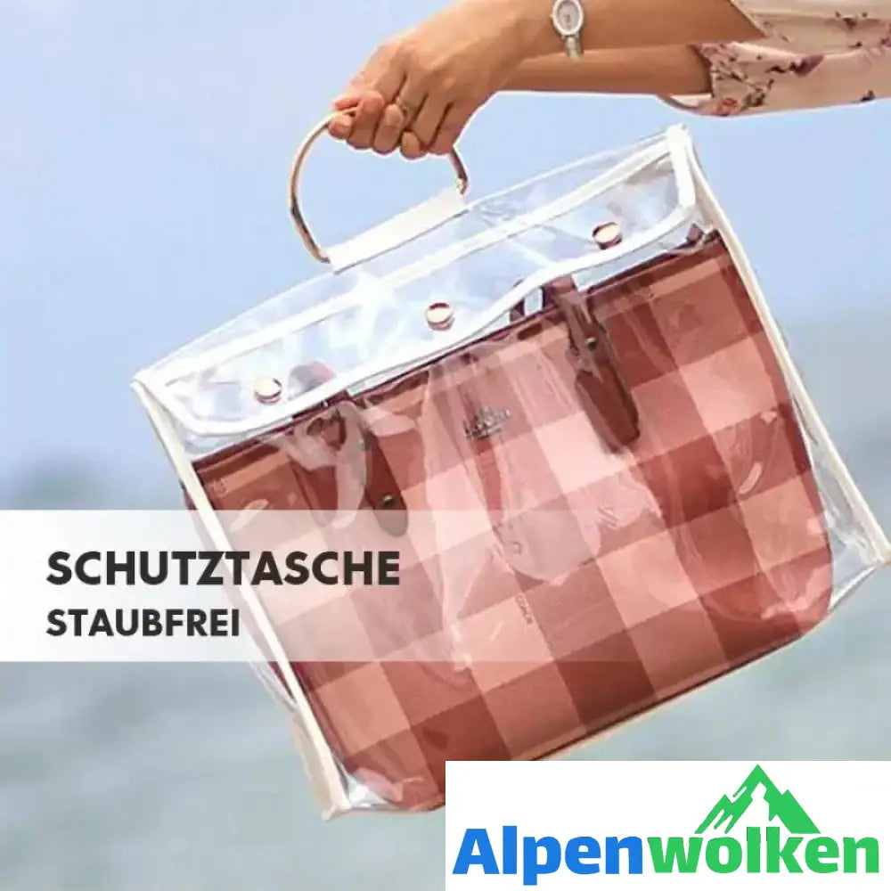 Alpenwolken - Transparente staubdichte Tasche