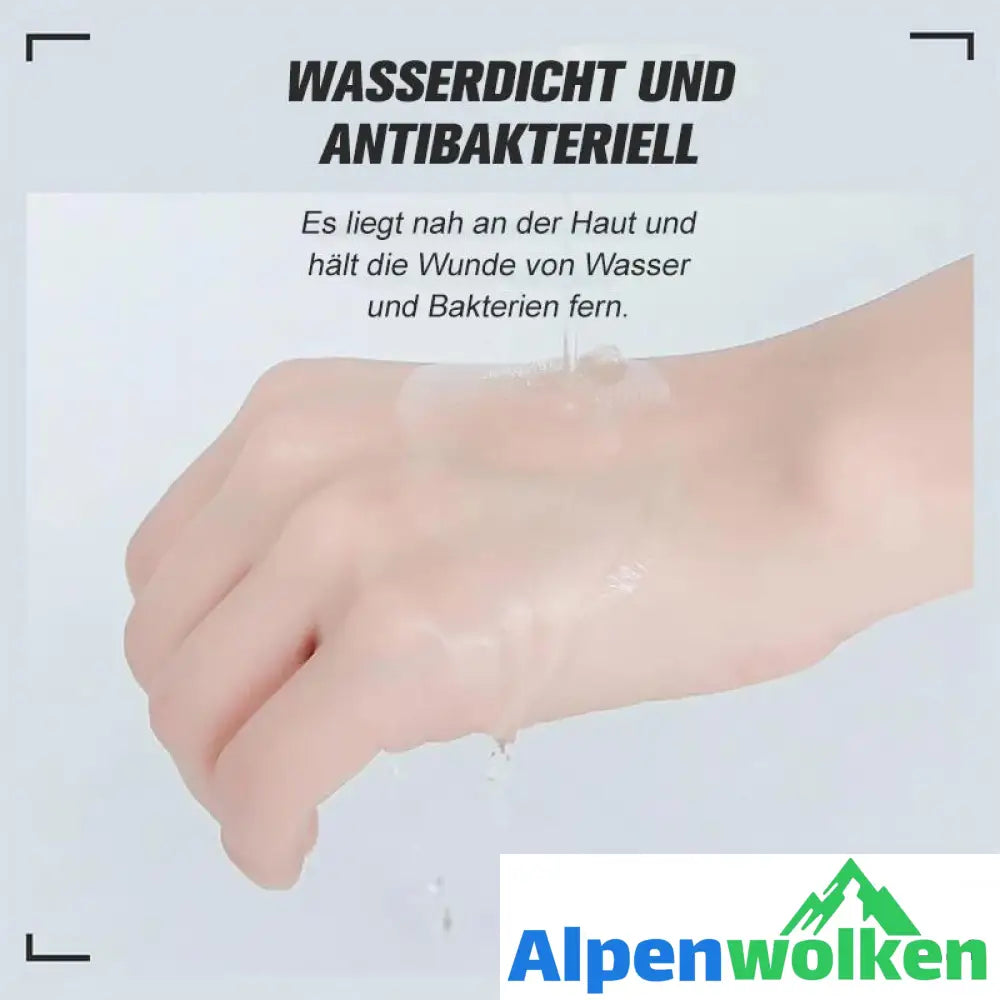 Alpenwolken - Transparenter Fersenaufkleber