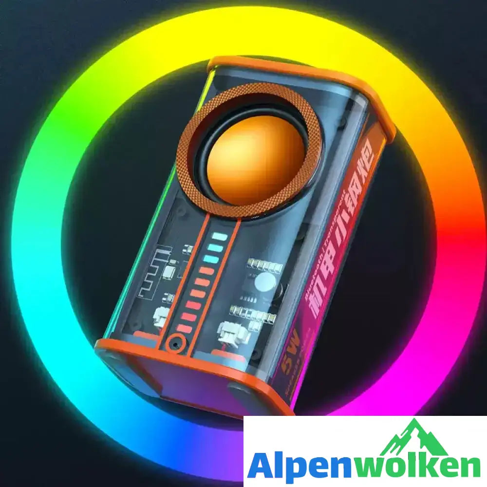 Alpenwolken - ✨Transparenter kabelloser Mecha-Bluetooth-Lautsprecher✨