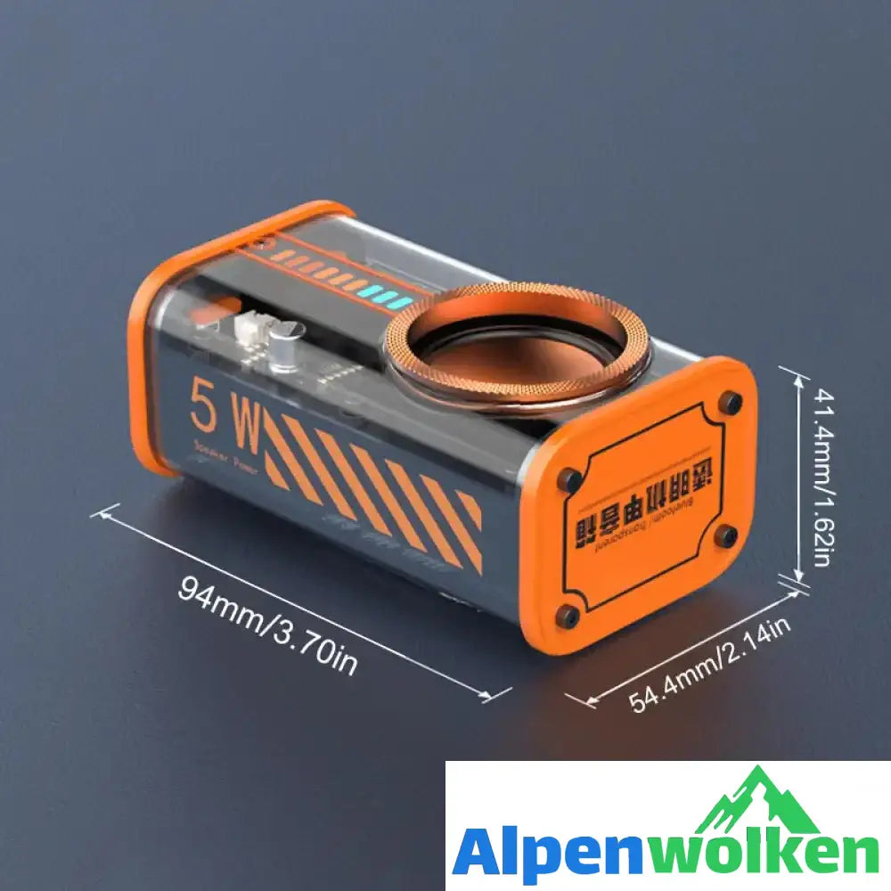 Alpenwolken - ✨Transparenter kabelloser Mecha-Bluetooth-Lautsprecher✨