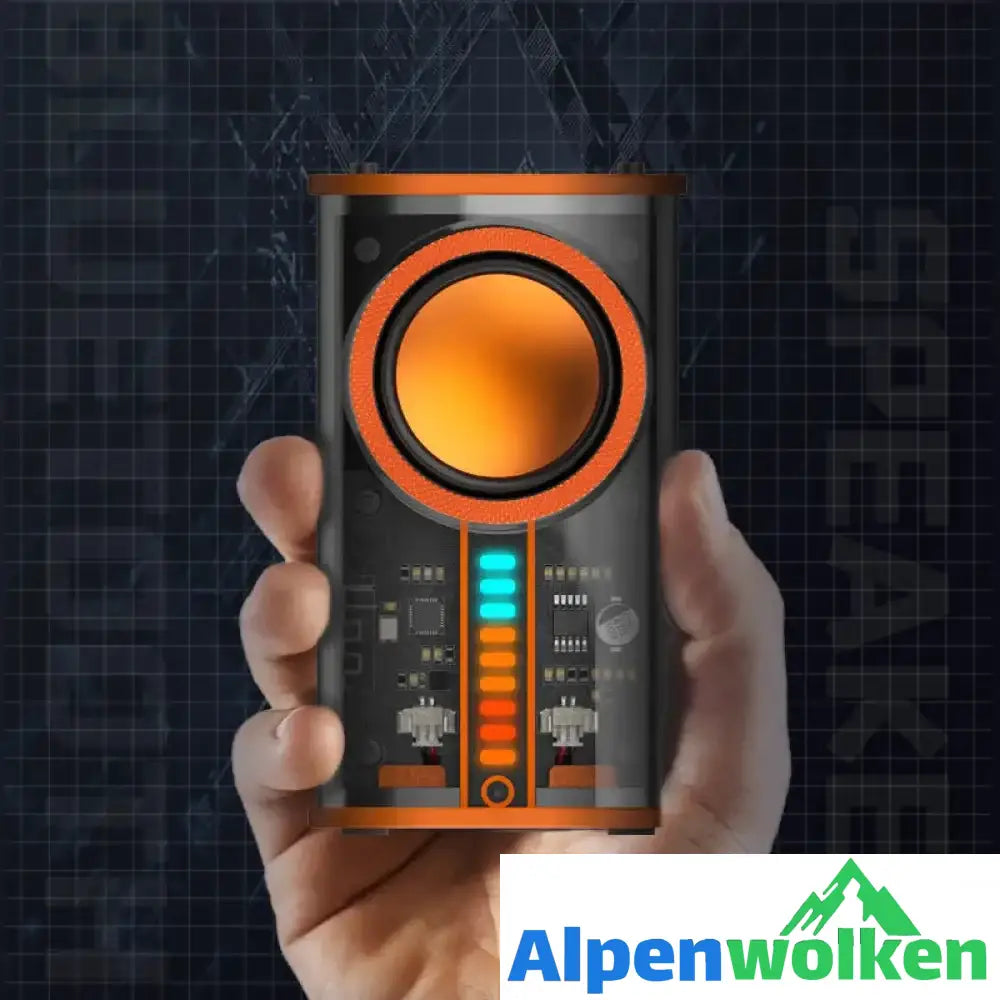 Alpenwolken - ✨Transparenter kabelloser Mecha-Bluetooth-Lautsprecher✨