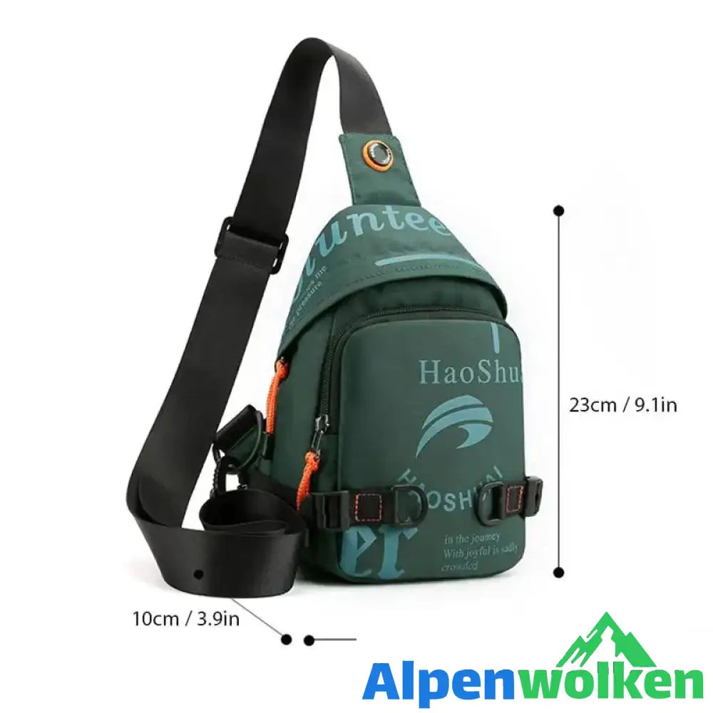 Alpenwolken - Trendige kleine quadratische Herrentasche