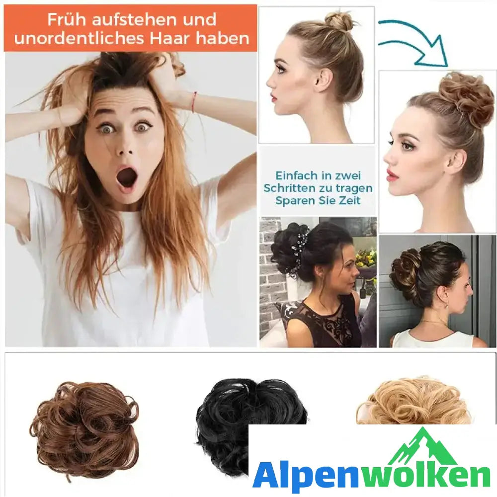 Alpenwolken - Trendiger und modischer Perückenclip | festival frisuren | courtainbangs