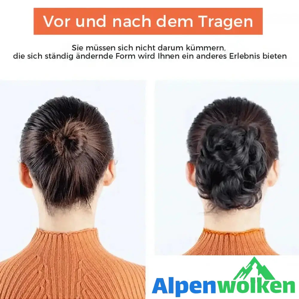 Alpenwolken - Trendiger und modischer Perückenclip | festival frisuren | courtainbangs