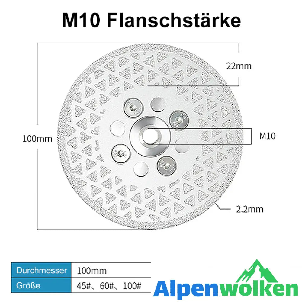 Alpenwolken - Trennscheiben für Winkelschleifer