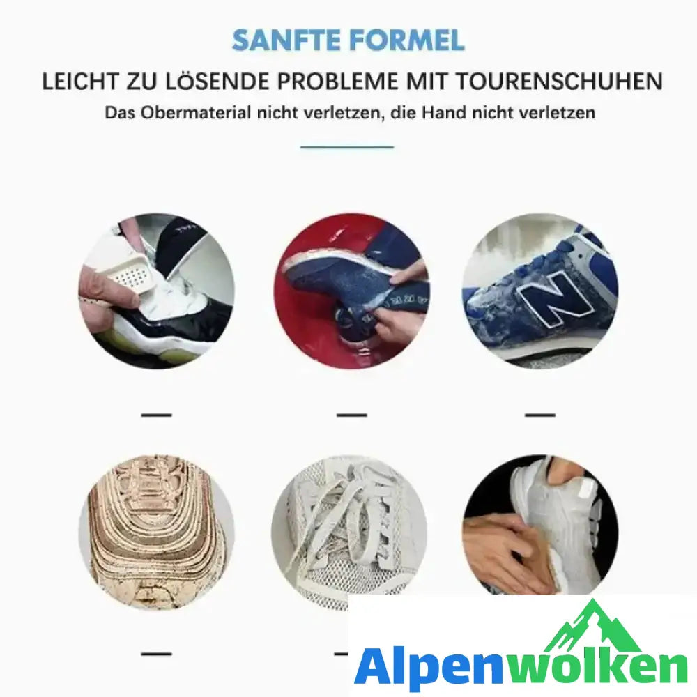 Alpenwolken - Tücher der Schuhreinigung (12 Stücke)