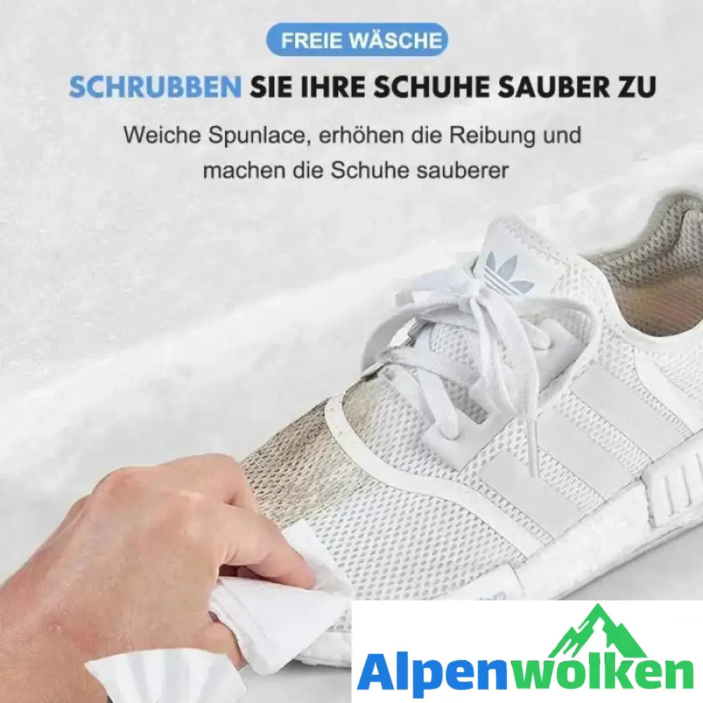 Alpenwolken - Tücher der Schuhreinigung (12 Stücke)