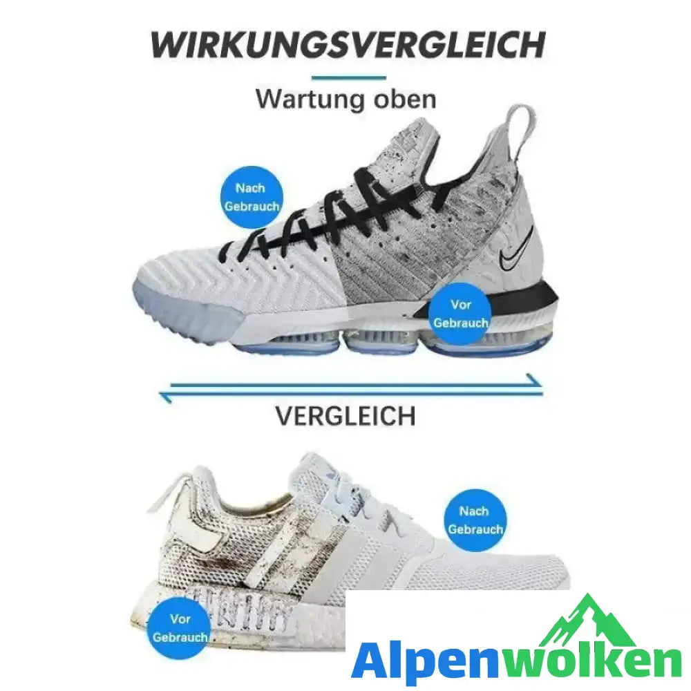 Alpenwolken - Tücher der Schuhreinigung (12 Stücke)