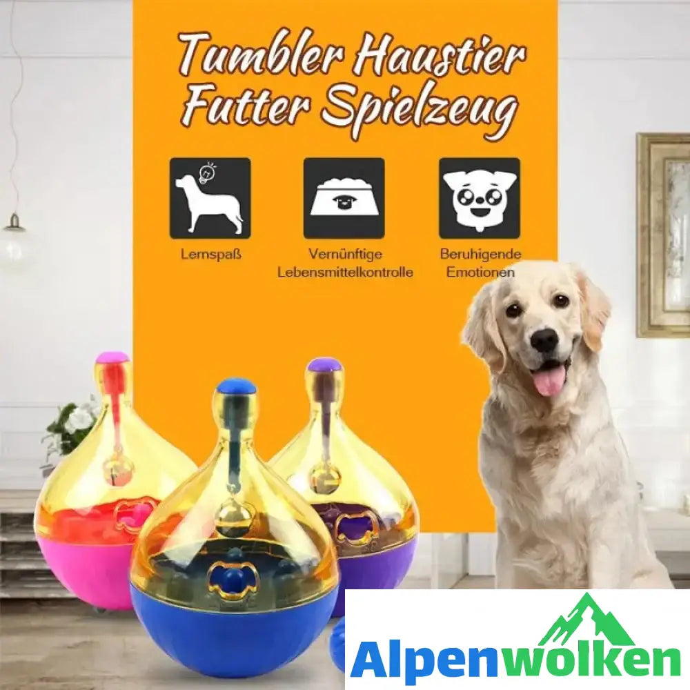 Alpenwolken - Tumbler Haustier Futter Spielzeug