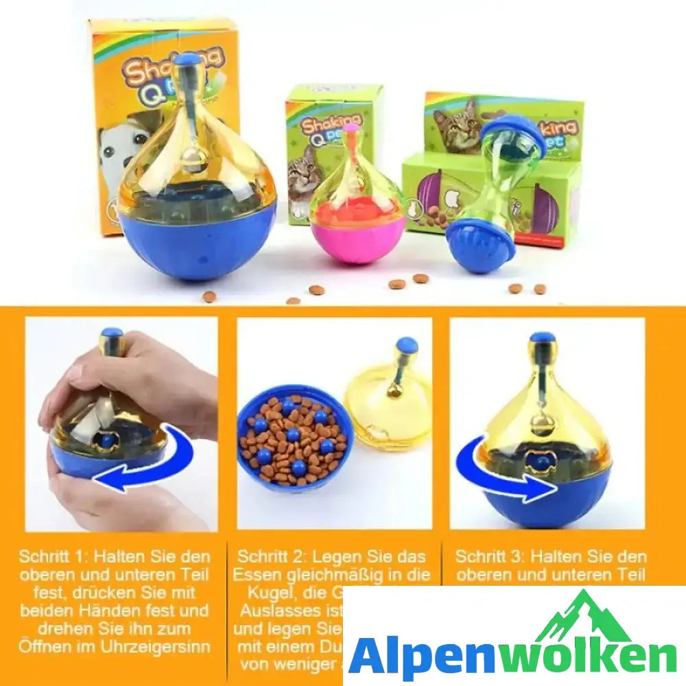 Alpenwolken - Tumbler Haustier Futter Spielzeug