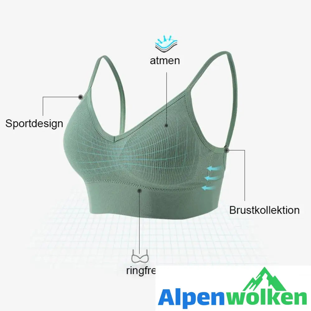 Alpenwolken - U Typ Sport-BH Für Frauen