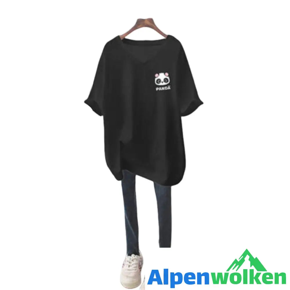 Alpenwolken - Übergroßes Kurzarm-T-Shirt