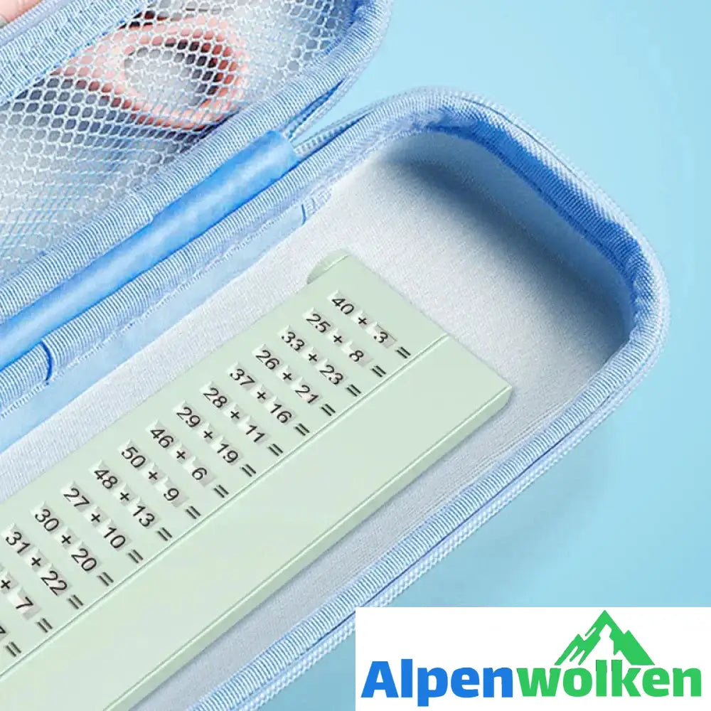 Alpenwolken - Übungstafel für mündliche Berechnungen für Kinder