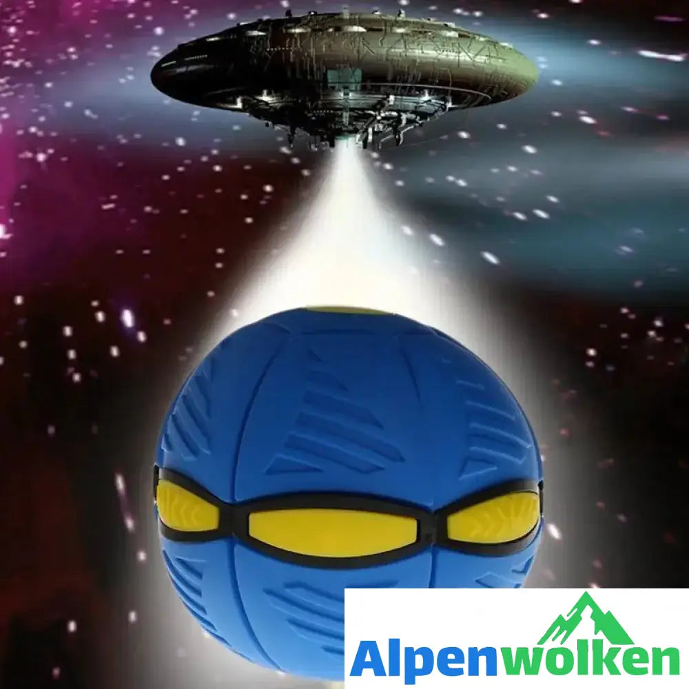 Alpenwolken - UFO magische fliegende Untertasse Kugel