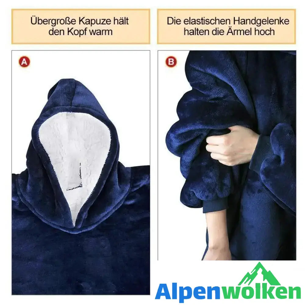 Alpenwolken - Ultra-Weiche & -Bequeme Decke Sweatshirt