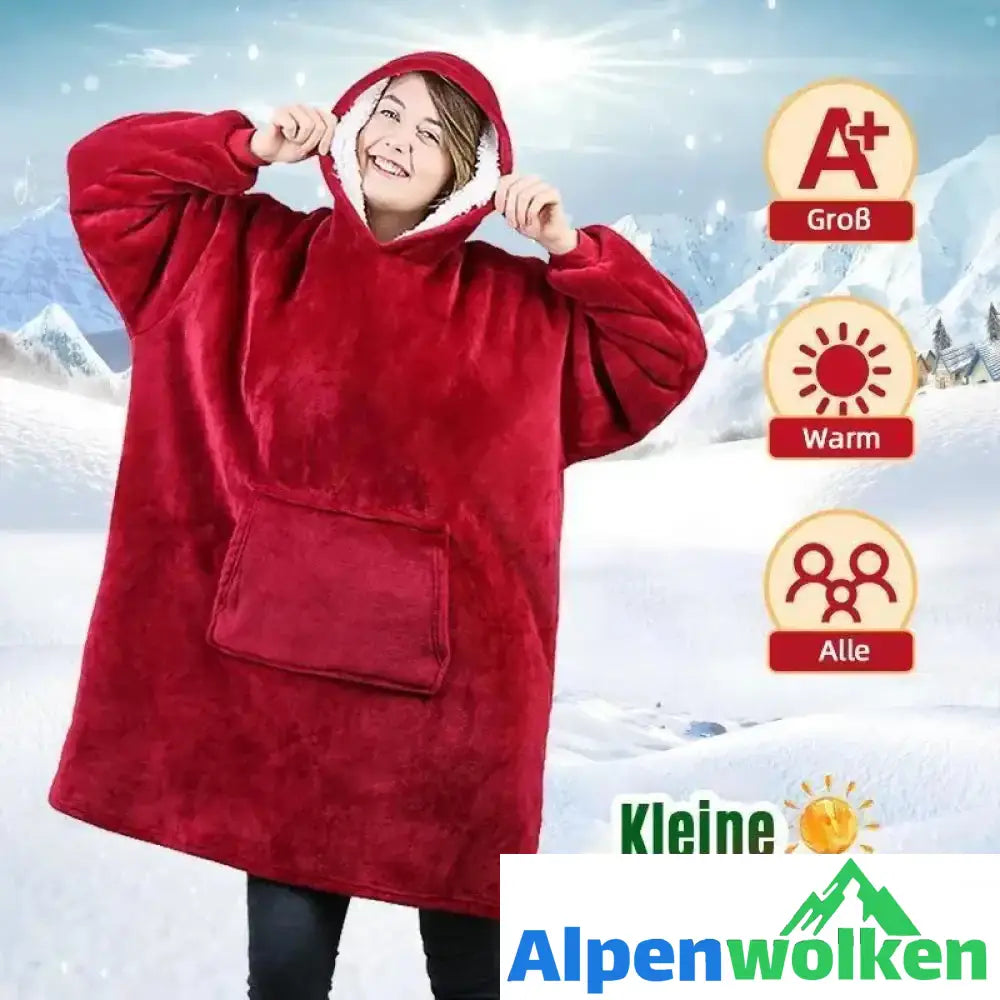 Alpenwolken - Ultra-Weiche & -Bequeme Decke Sweatshirt