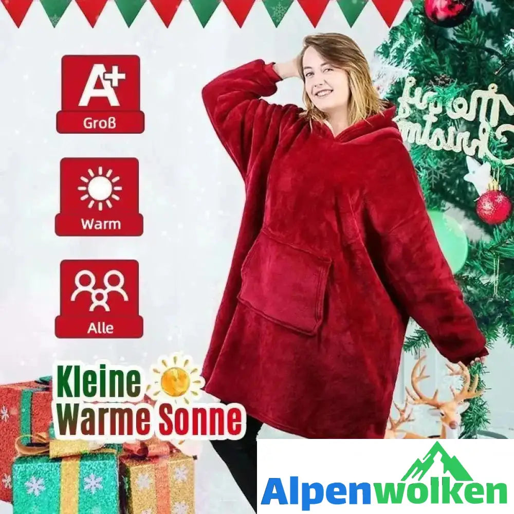 Alpenwolken - Ultra-Weiche & -Bequeme Decke Sweatshirt