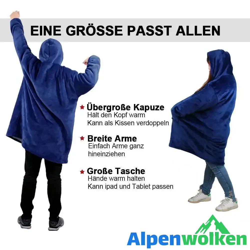 Alpenwolken - Ultra-Weiche & -Bequeme Decke Sweatshirt